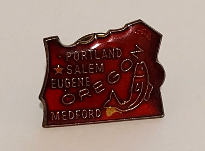 OREGON State Souvenir Lapel Pin