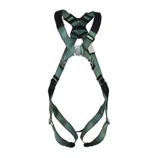 Msa Safety 10197203 V-Form Full Body Harness, M, 400 Lb., Quick-Connect Chest/