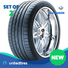 Set Of 2 New 25530r19 Yokohama Advan Sport V107 91y Set Of 2 New 25530r19 Yokohama Advan Sport V107 91y