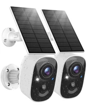 Solar Camera Outdoor Wireless, 2.4G Wi-Fi Security Camera with AI Motion Dete...