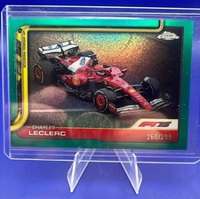 2025 Topps Chrome Formula 1 Charles Leclerc #75 Teal Refractor 260/299 F1 Car