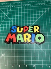 3D Printed Super Mario Nintendo  Model Display Fan Art Logo
