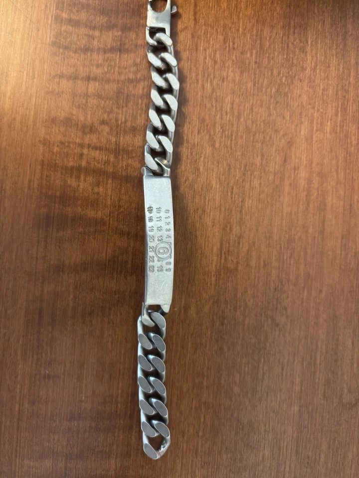 Pulseira de corrente clássica Mm6 Maison Margiela tamanho P - Imagem 3 de 4