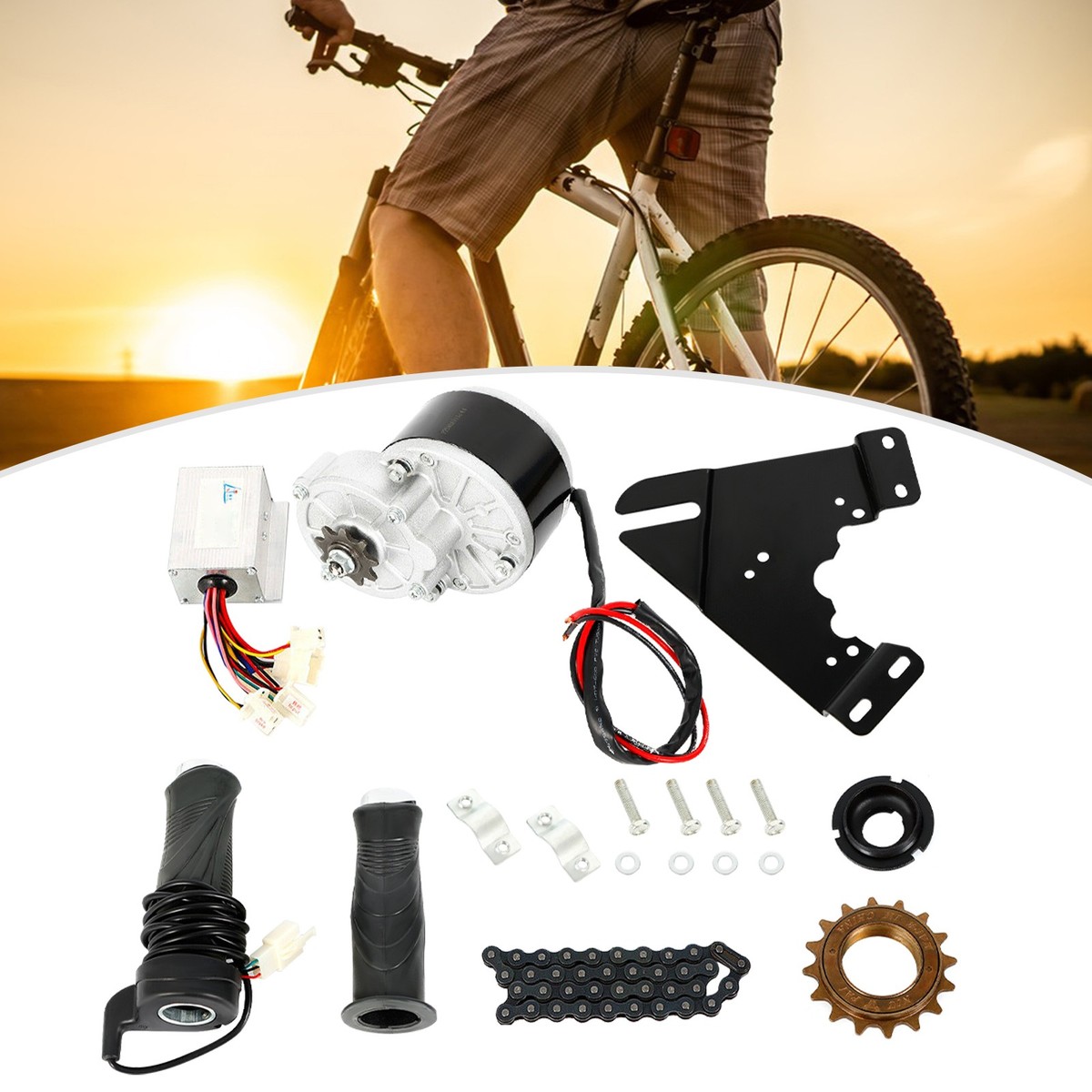 electric bicycle kit 250w 24V 250W E-Bike Conversion Kit Motor Controller Electric Bicycle Motor Kit  NEW