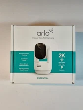 ARLO Essential Pan/Tilt Security Camera 2k W/ Recognition & Motion Tracking
