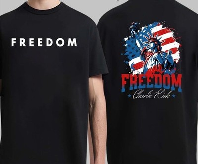 Freedom Charlie Kirk Legendary American Never Surrender T-Shirt