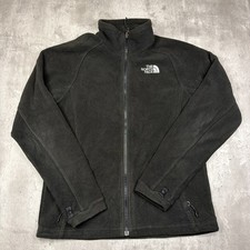 The North Face Jacket Womens Small Black Fleece Full Zip Soft Zipped Pockets