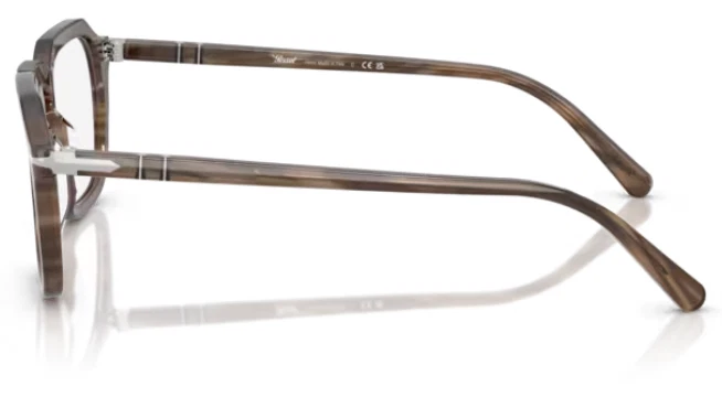 Очки мужские Persol 0PO3292V 1208 в полоску коричневые квадратные 50 мм - Изображение 3 из 4