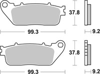 Bremsbelagsatz Scheibenbremse Prime - Sinter - SP Brembo 07HO13SP FüR Honda VFR