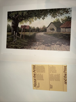 #ad Jim Harrison Limited Edition Collector Print Burma Shave Signed And Numbered $150.00