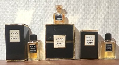 Coco de Chanel Parfum Set 1,5 ml, 2 Eaux de Toilette 4 ml. Schachteln. Top Zustand