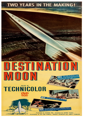 #ad DESTINATION MOON 1950 DVD Sci Fi Restored Color John Archer Warner Anderson $8.89