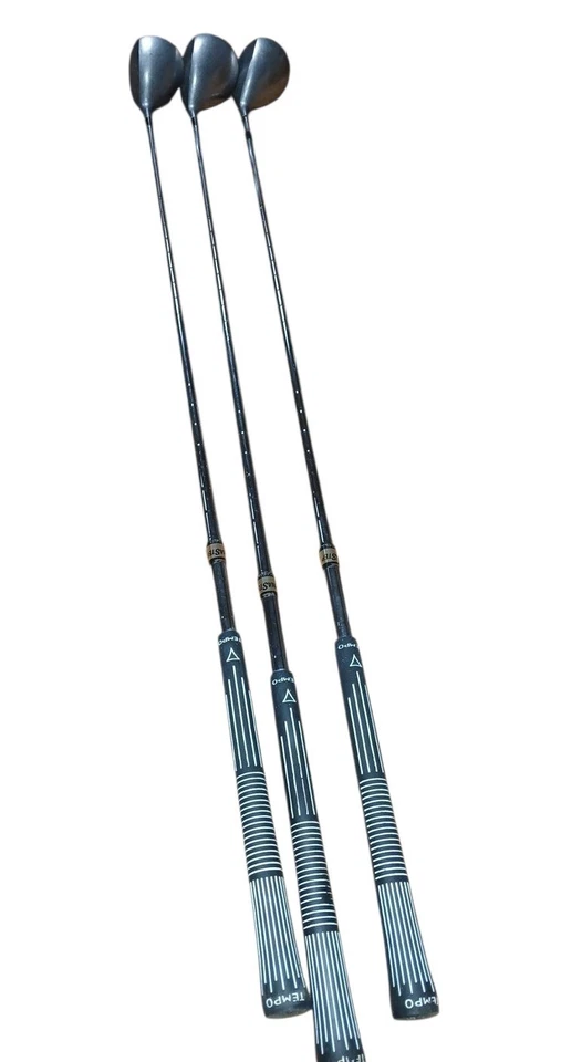 Used Wilson Gear Effect 1200 Mid Size 1, 3, 5 Fairway Wood Set  w/Tempo Grips - Image 3 of 3