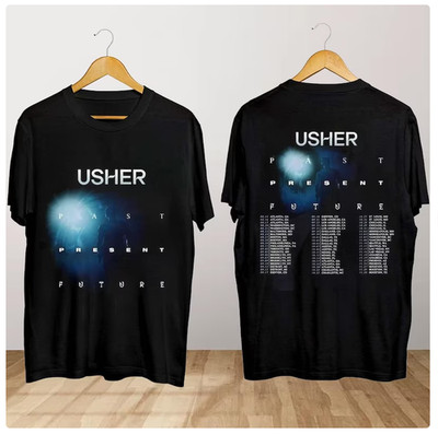 Usher Past Present Future Tour 2024 Shirt, Usher Merch, Past Present Future Tour