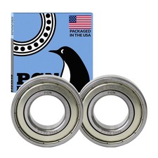 PGN 2 Pack 6205-ZZ Bearing - Lubricated Chrome Steel Sealed Bearing - 25x52...
