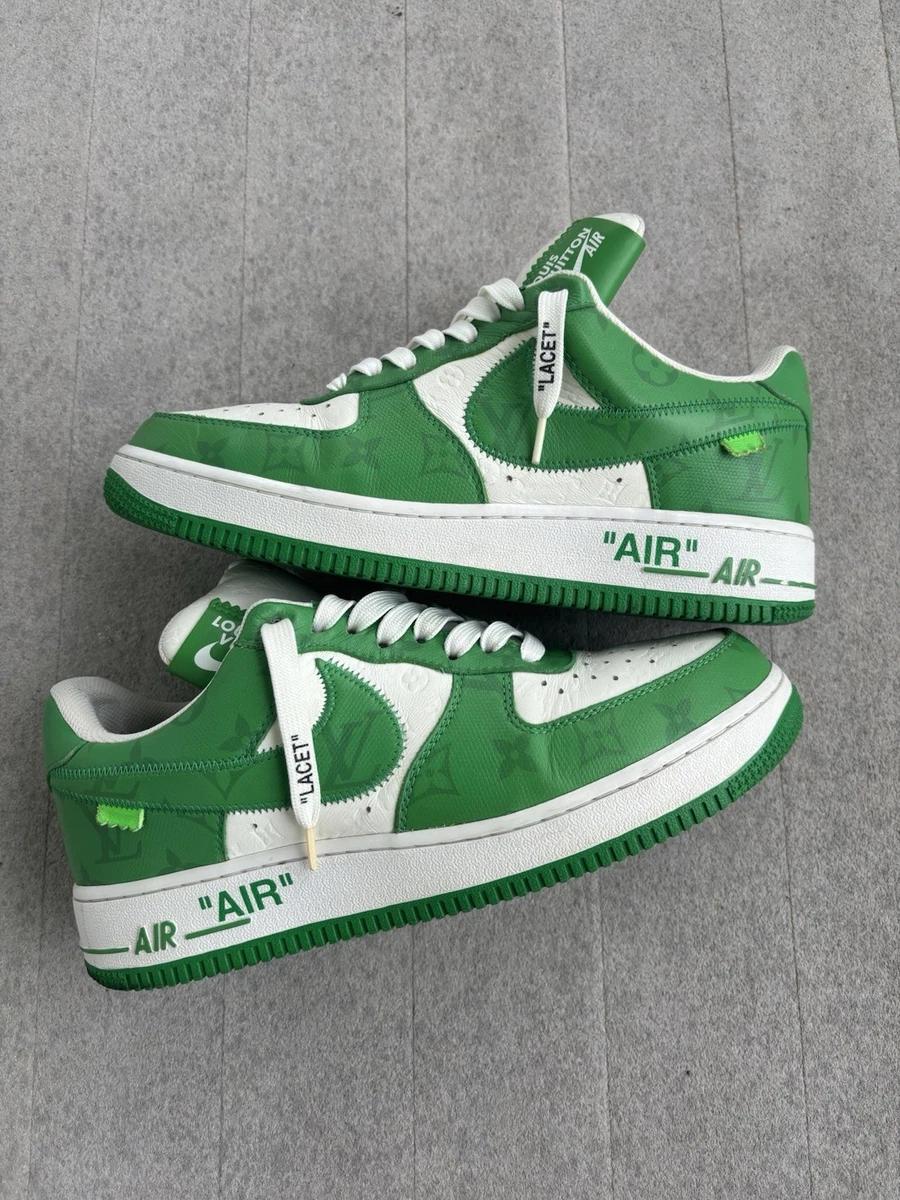 Nike Louis Vuitton x Air Force 1 Low White Gym Green for Sale