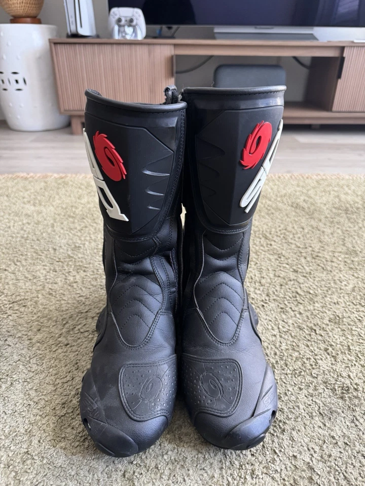Sidi  Motorcycle Racing Riding Black Boots Men's US 10  - Image 2 of 4