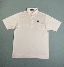 Vintage Official Pine Valley Polo Shirt Mens M Mercerized Cotton Made in Japan