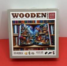 WOODEN CITY PUZZLE Enchanted Tales 1010 Irregular Pieces Magical Dragons Poland