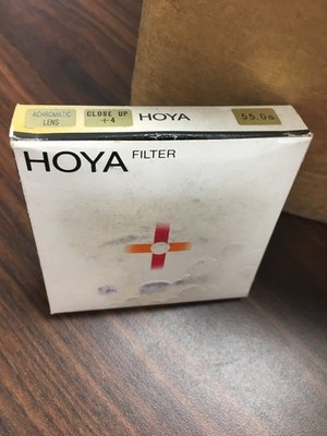 Hoya 55mm Achromatic Close-Up +4 Camera Lens Filter