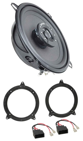 Ground Zero 100Watt 2-Wege 13Cm Lautsprecher FüR BMW 3Er 1998-2005 FronttüR Auto-image