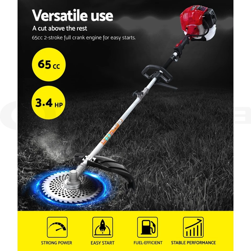 Giantz 65CC Pole Chainsaw Hedge Trimmer Brush Cutter Whipper Snipper Multi Tool - image 2 of 4