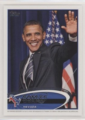 2012 Topps Update Presidential Predictor Barack Obama (Nevada) #PPO-28 0h1