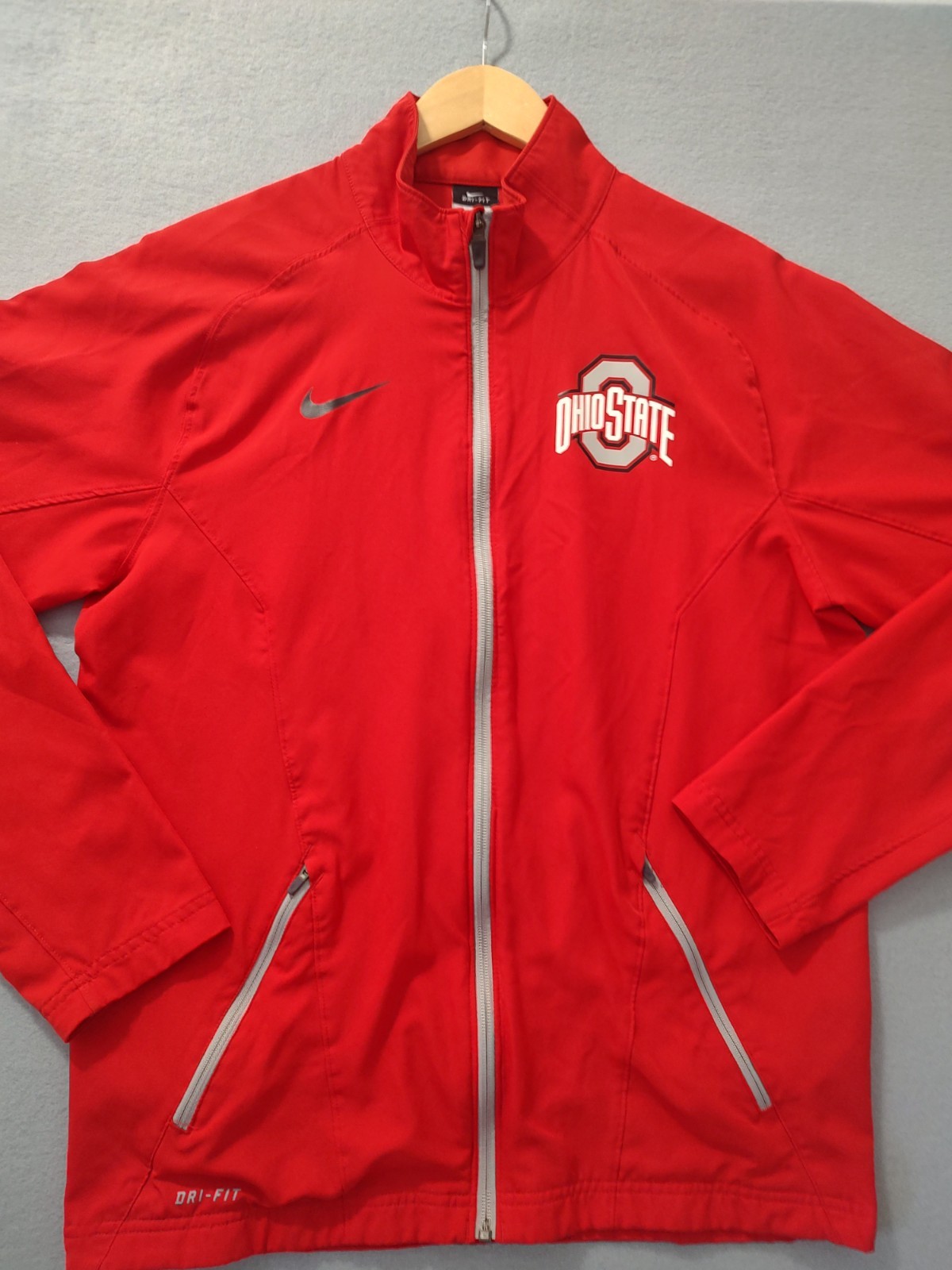 SACAI X NIKE Nike Elite Dri Fit Giacca Leggera Uomo Medium Ohio State Red Full Zip