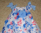 Baby Essentials Baby Girls Floral Romper Bubble Hem Snaps Between Legs 3 Months — photo 2