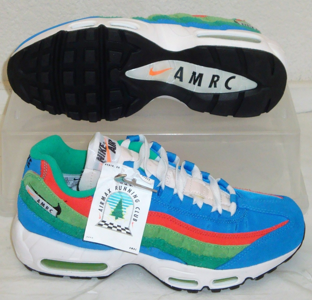 New Nike Air Max 95 SE NRC Photo Blue Mens US Size 7.5 UK 6.5 EU