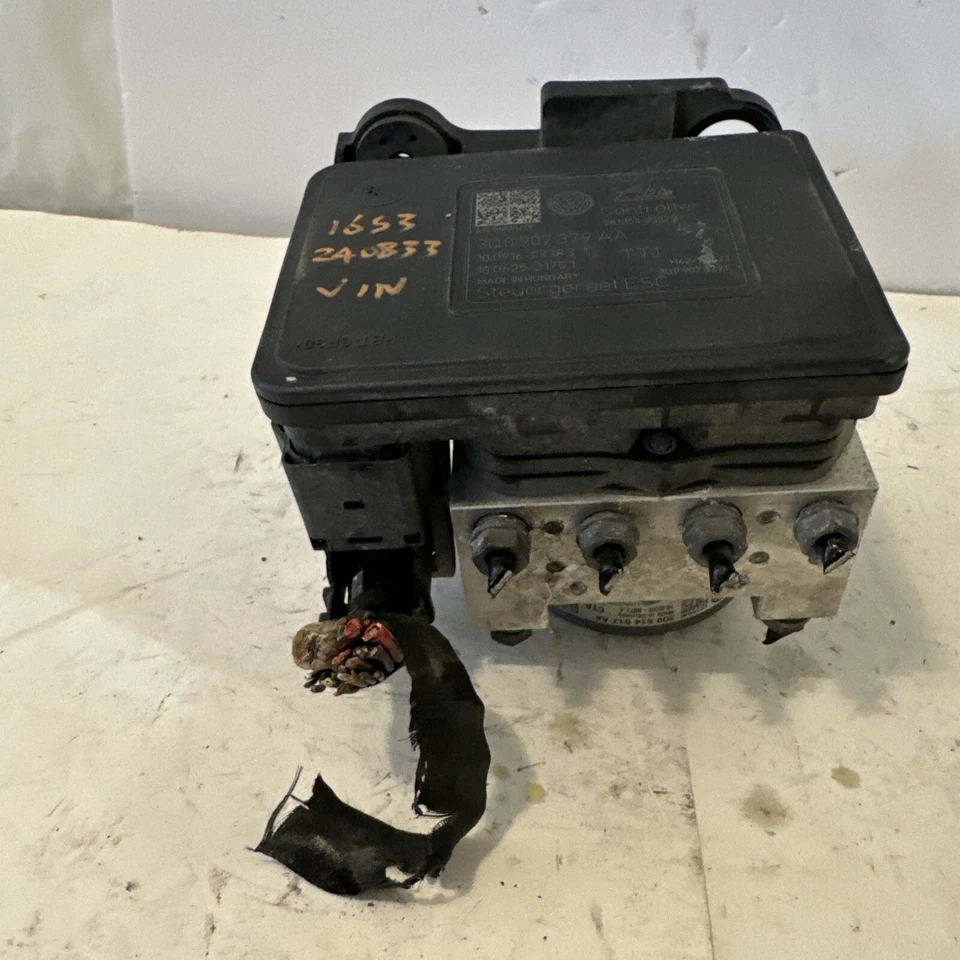 AUDI S3 2016 ABS MÓDULO DE BOMBA DE FRENO ANTIBLOQUEO OEM 3Q0907379AA Foto 3 de 4