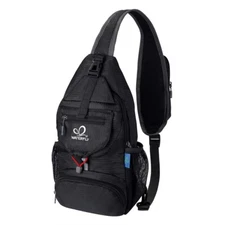 WATERFLY Chest Bag Crossbody Sling Pack Packable Cycling Backpack for Hiking