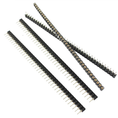 4/8/12/20X PCB Buchse IC zerbrechbar 2,54mm 40pin einreihig Rund Stiftleiste Buchse - Bild 3 von 16