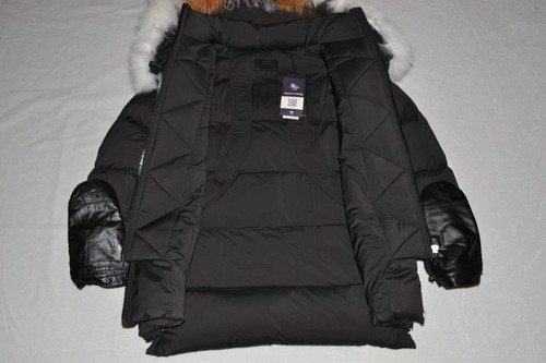 AUTHENTIC RUDSAK WOMENS TAKADA COAT BLACK DOWN FUR JACKET GLOVES ALL SIZES NEW - Picture 6 of 8