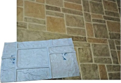 PUTZFORM bedruckt FINTA STONE Wand bedruckt Vertical Concrete mold