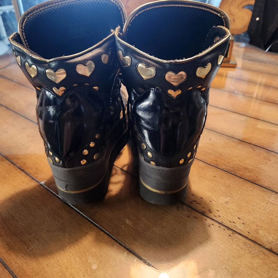 Manish Arora, Tenis Talla 7, Embellece Corazón Dorado Foto 3 de 4