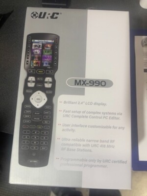 URC Genesis MX990 Universal Programmable Remote Control