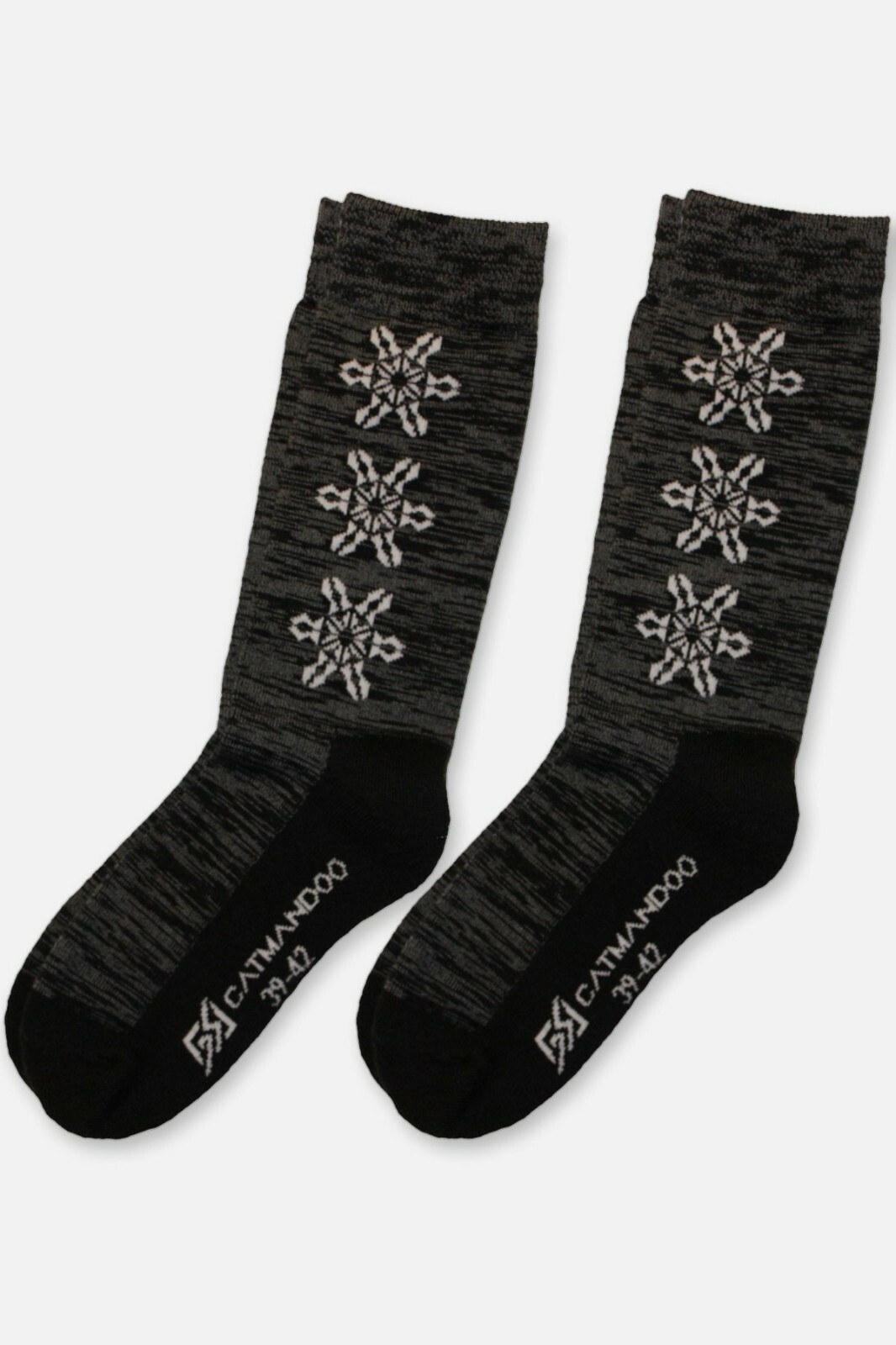 SAOLA 2 Paia Calze Sportive Golf Suola Imbottita Invernali 39 42 35 38 Misto Lana Nero Donna