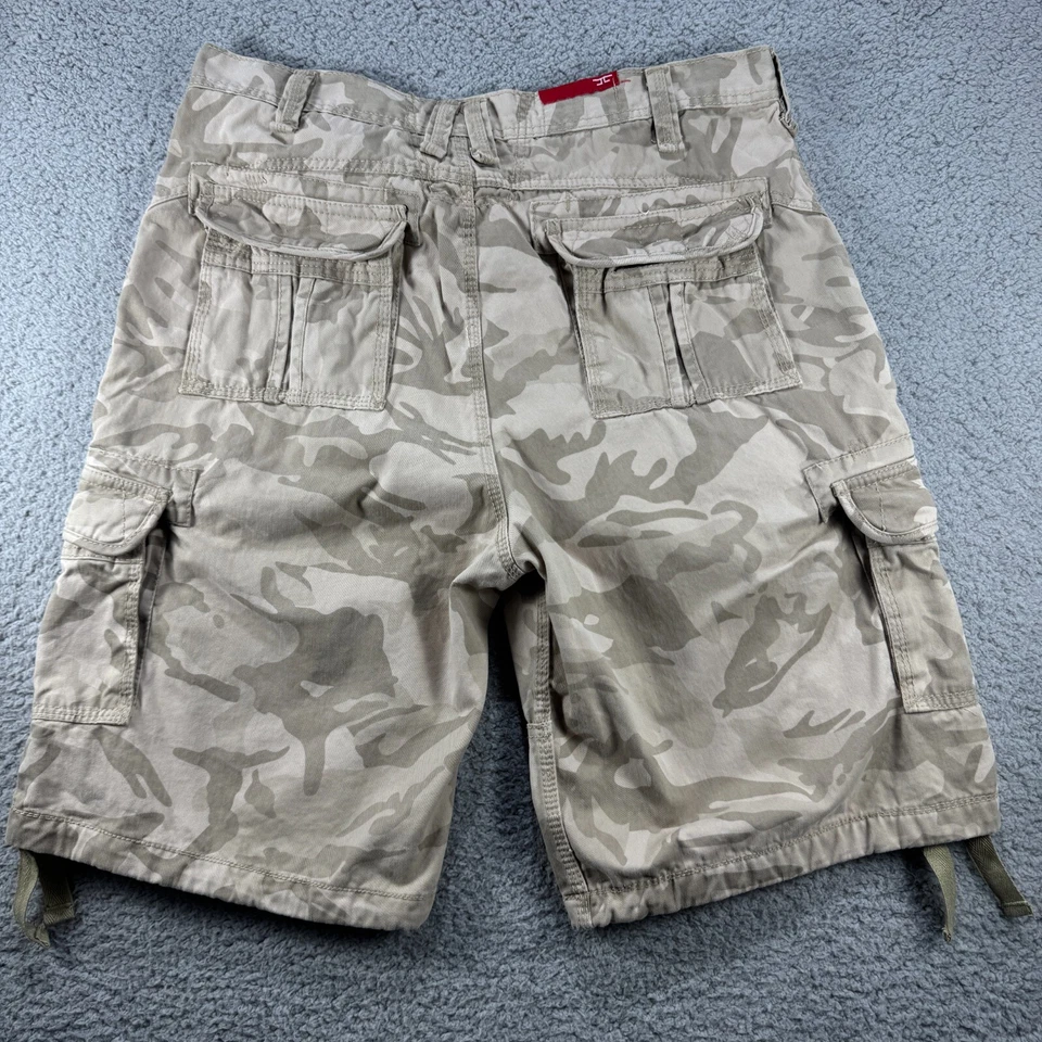 Pantalones Cortos de Carga Jordan Craig Hombres 38 Calce Relajado Exterior Utilidad Sueltos Bronceados Camuflados Foto 3 de 4