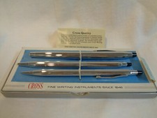 Cross Century Set Ballpoint Pen  0.5 Pencil  Rollerball New In Box Usa 3515