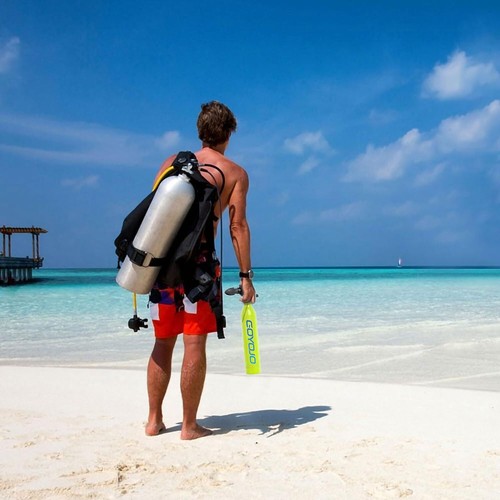 1L Tauchflaschen Unterwasser Tauchen Schnorchelausrüstung + Inflator + Pumpe - Bild 16 von 28
