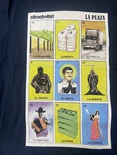 Mens size Large streetwise clothing la plaza Navy s/s shirt