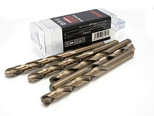 Ferrcan Punte per metallo HSS DIN338 M35 cobalto 7-10 mm (confezione da 5 (c2o)