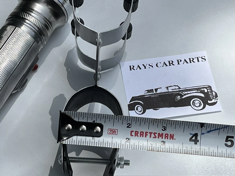 UNIVERSAL STEERING COLUMN FLASH LIGHT AND HOLDER ! CAR / TRUCK - Image 2 of 4