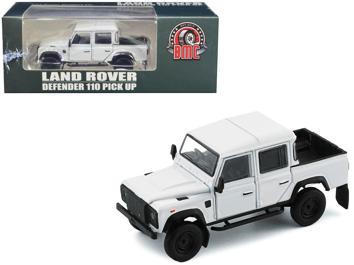 BM Creations Land Rover Defender 110 Pickup White W/Extra