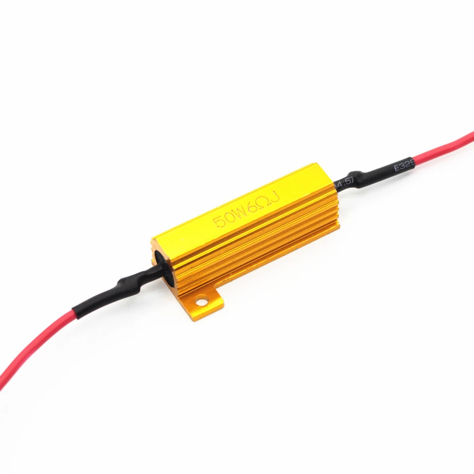 Resistencia de carga Allá Lighting 7443 Plug N Play fijación LED señal de giro hiper llamamiento Foto 3 de 4