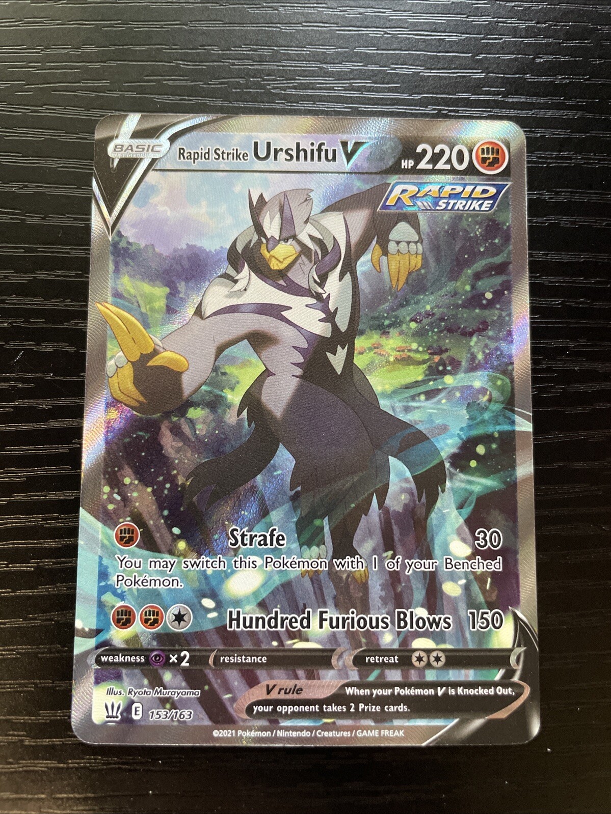 Pokémon TCG Rapid Strike Urshifu V Sword & Shield - Battle Styles 153/163...