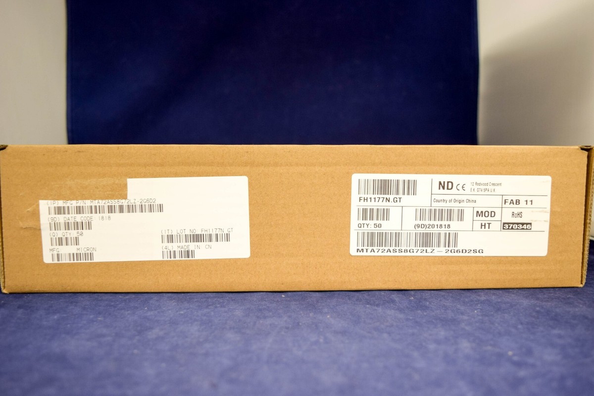RAM Micron 64GB DDR4-2666 PC4-21300 ECC – MTA72ASS8G72LZ-2G6B2QG Per Server HPE - Foto 3