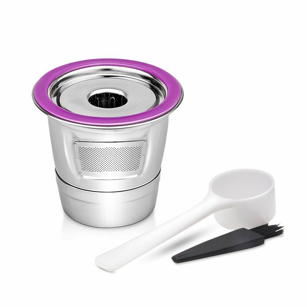 For Keurig Machine Reusable Stainless Steel Coffee Capsule Cups Pod Accessories