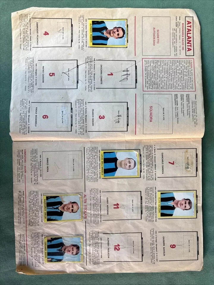 ALBUM CALCIATORI PANINI 1966-67 CON 90 FIGURINE SOLO RECUPERO FIGURINE - Immagine 3 di 4